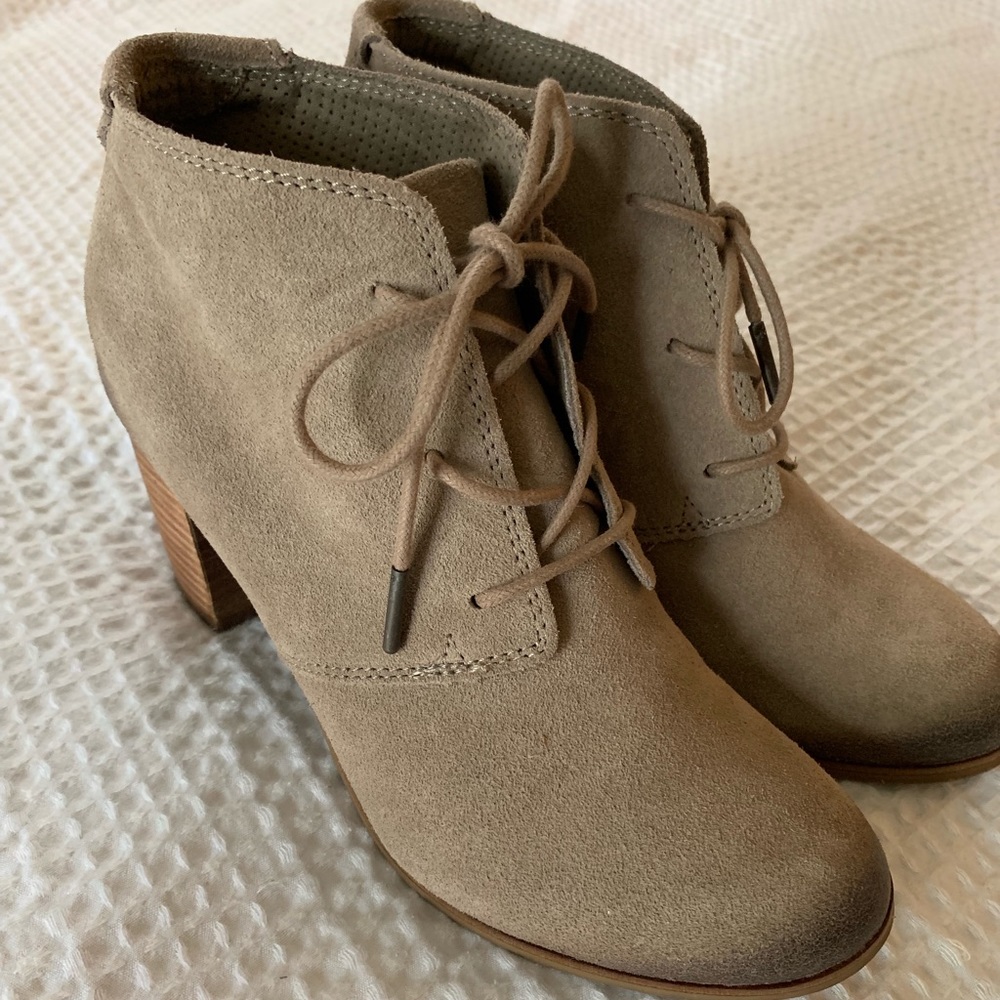Suede booties
